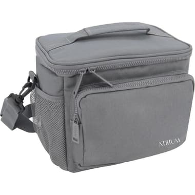 Atrium Lunch Bag
Front Pocket, 2 Mesh Side Pockets, Grey
