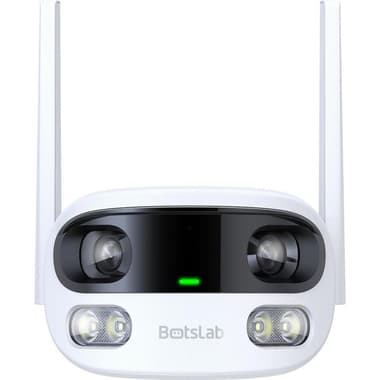 Botslab Outdoor Dual-Lens W302 4 MP Pan & Tilt Wi-Fi Camera 170 Degrees Wide-angle View Outdoor
Bluetooth/Wi-Fi, White