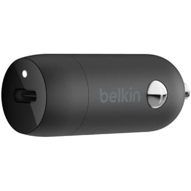 Belkin USB-C Car Charger 30W + USB-C to USB-C Cable
30 Watts, Single USB-C, Black