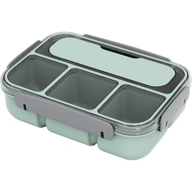 Lunch Box
Rectangle with 4 Partition, Mint Green