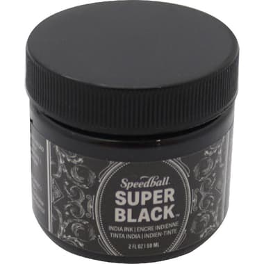 Speedball Super Black India Ink for Calligraphy Pen
Black, 2.00 oz ( 56.83 ml )