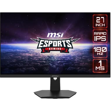 ام اس اي جي 274 اف 27 بوصة
شاشة ألعاب, ضوء LED, دقة 1080 بيكسل, 180 هرتز, 1 مللي ثانية (GtG), فضي/أسود