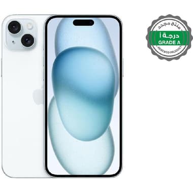 Renewed Grade A Apple iPhone 15 Plus
256 GB, Blue, 5G