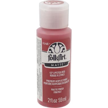 Plaid FolkArt Acrylic Paint
Light Red, 2.02 oz ( 57.39 ml ),