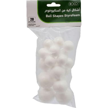 Roco Styrofoam Shapes
Ball, 45/35 mm, White