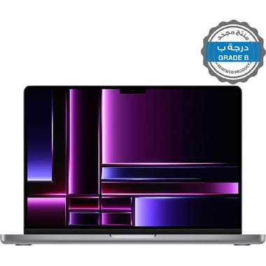 منتج مجدد درجة ب ابل ماك بوك برو ريتينا XDR لابتوب
14.2", ام2, 16 جيجابايت رام, قرص صلب SSD بسعة 512 جيجابايت, نظام التشغيل macOS فينتورا,