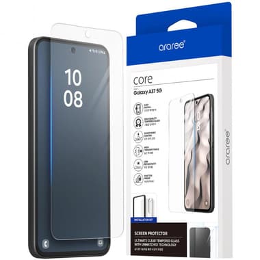 Araree Core Full Cover Tempered Glass Smartphone Screen Protector
for Samsung Galaxy A37 5G, Tempered Glass, Clear