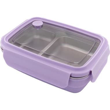 Lunch Box
Rectangle, Single Layer with 2 Partition, Purple