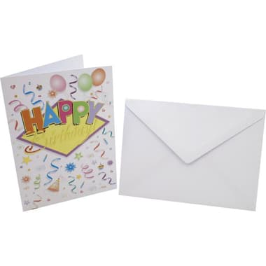 Designer Greetings Card & Envelope
"On Your Birthday and Everyday", Assorted Color