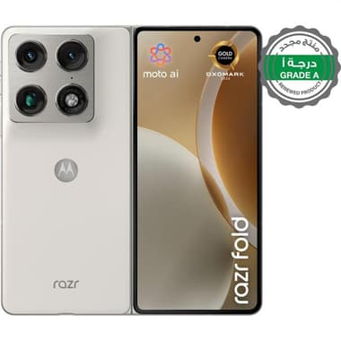 منتج مجدد درجة أ موتورولا ريزر فولد
512 جيجابايت, أبيض ليلي (Pantone Lily White), الجيل الخامس