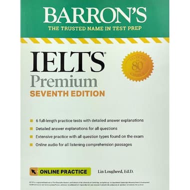 IELTS Premium
7th Edition (Barron's The Trusted Name in Test Prep) - Online Practice