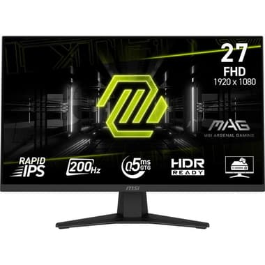 ام اس اي MAG274F 27 بوصة
شاشة ألعاب, دقة 1080 بيكسل, 200 هرتز, 0.5 مللي ثانية جي تي جي, اسود