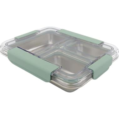 Lunch Box
Rectangle, Single Layer with 3 Partition, Mint Green