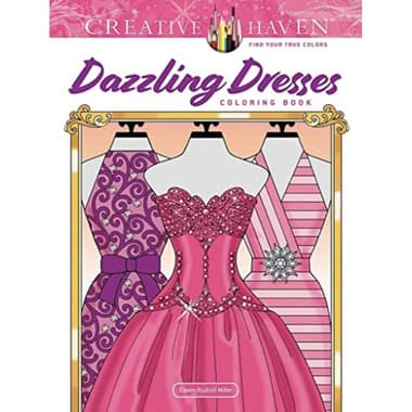 Creative Haven: Dazzling Dresses - Coloring Book
false