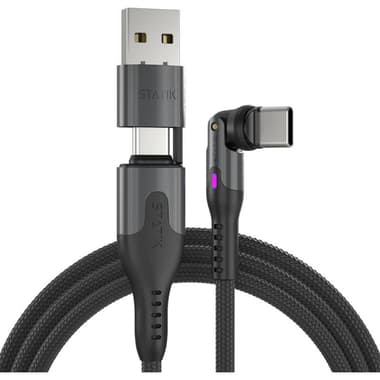 ستاتيك باوربيفوت برو USB-C to USB C سلك شحن ونقل بيانات
1 متر, 3.28 قدم, اسود