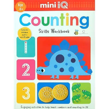 Counting Skills Workbook Mini IQ Age 4+
false