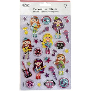 Roco Stickers
Girls, Guitar, Mike,