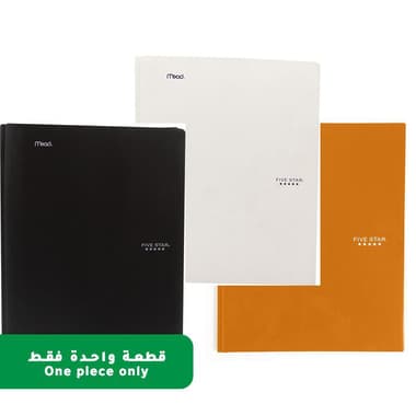 Five Star Portfolio
Letter, 3 Prong Fastener, Color and Design May Vary