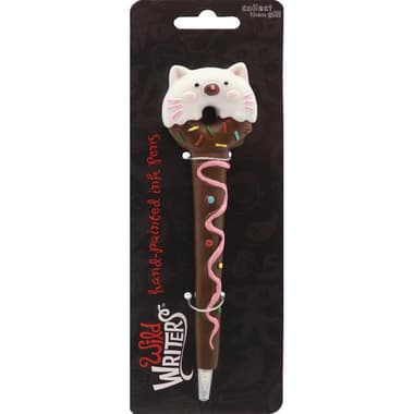 Wild Writers Polystone Cat/Donut Rollerball Pen
Blue Ink Color, Medium, Ballpoint
