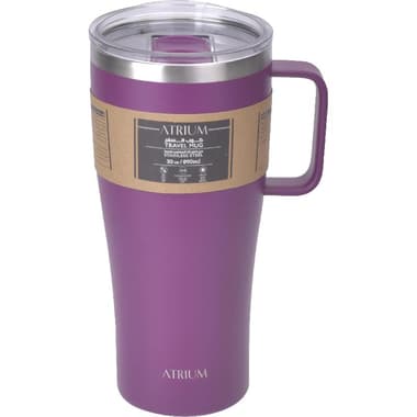 Atrium Tumbler
Insulated Tumbler with Handle, Hot/Cold, 890.00 ml ( 1.57 pt ), Purple