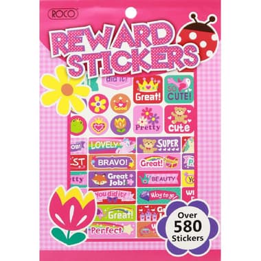 Roco Reward Stickers
Good, Over 580 Pieces