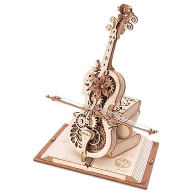 Robotime DIY Mechanical Music Box
Magic Cello 3D Puzzle, 199 Pieces, 14 Years and Above