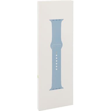 Apple Sport Band Wrist Strap
for Apple Watch Series 10 42/Watch Series 9 41/Watch SE 40, Fluoroelastomer, Small/Medium Band Size, Light Blue