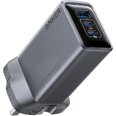 Anker Prime Charger PowerIQ 3.0
100 Watts, 3 USB (2X USB-C/1X USB), Black