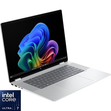 HP OmniBook X Flip 2-in-1 Laptop - Convertible
AI with CoPilot+, 16", Intel Core Ultra 7, 16 GB RAM, 1 TB PCIe Gen4, Windows 11 Home, Intel Arc Graphics, Foldable