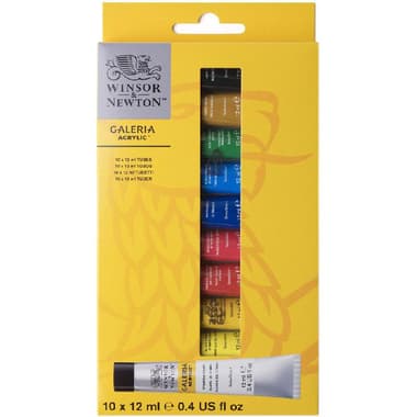 Winsor & Newton Galeria Acrylic Color Set
10 Tubes 12.00 ml ( .42 oz )