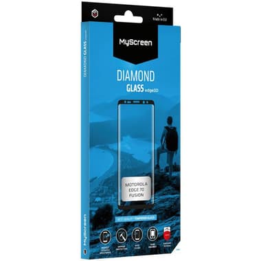MyScreenPROTECTOR DIAMOND GLASS edge Lite Smartphone Screen Protector
for Motorola edge 70 fusion, Full Glue, Black