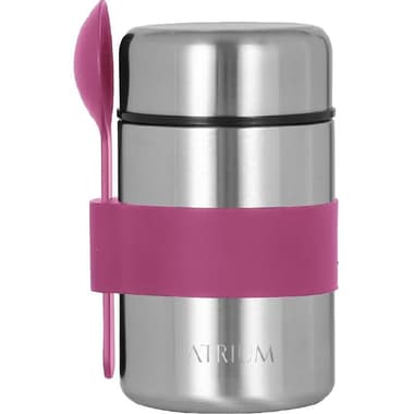 Atrium Lunch Box
Insulated Vacuum Container with Spoon, Silver