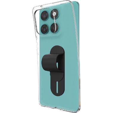 Just in Case Soft TPU Back Cover Mobile Case with Strap
for Motorola edge 60, Clear