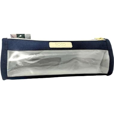 Roco Soft Pencil Case
Clear Window, Plain Color with Print Logo, Dark Blue