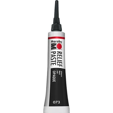 Marabu Glass & Porcelain Mediums
Paste Relief, Black, 25.00 ml ( .88 oz )