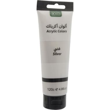 Roco Basic Color Acrylic Color
Silver, 120.00 ml ( 4.22 oz )
