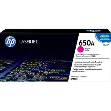 HP 650A Laser Toner
Magenta