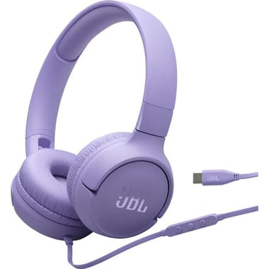 JBL Tune 520C On-Ear Headphones
Wired, Built-in Microphone, Purple