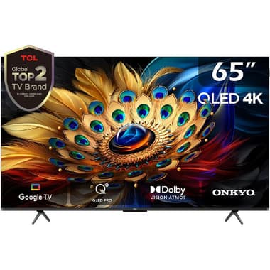 TCL 65" Smart TV
4K QLED, 60 Hz (VRR)/120 Hz (DLG), Black, 65C655
