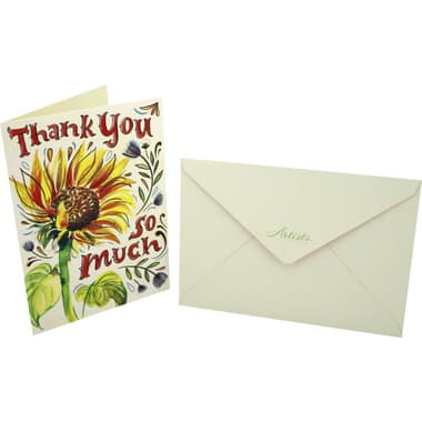 Designer Greetings Card & Envelope
"Thank You So Much", Assorted Color