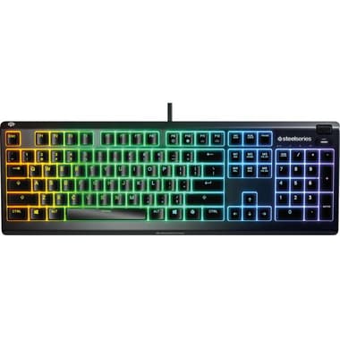 SteelSeries Apex 3 TKL Gaming Keyboard
Wired, for Laptop/Desktop Computer/Gaming Desktop Computer/CPU Windows OS, Black