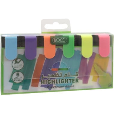 Roco 70 Mini Highlighter
1.2 - 3 mm Chisel Tip, Flourescent