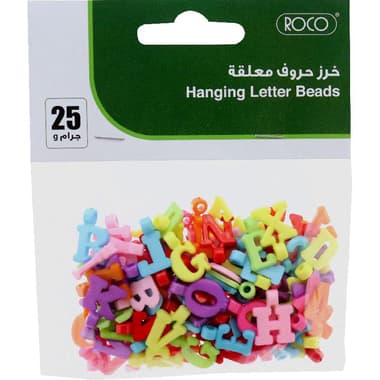 Roco Hanging Letter Beads
Rainbow