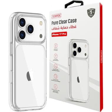 Techpick Pure Back Cover Mobile Case
for iPhone 17 Pro, Clear