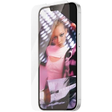 PanzerGlass SAFE Smartphone Screen Protector
for iPhone 17e/iPhone 16e/iPhone 14/iPhone 13, Tempered Glass, Edge-to-Edge, Black