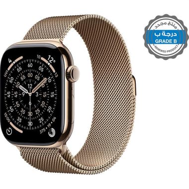 Renewed Grade B Apple Watch Series 11 42
Smartwatch, GPS + Cellular, Gold Titanium Case, Gold, Milanese Loop, One Size