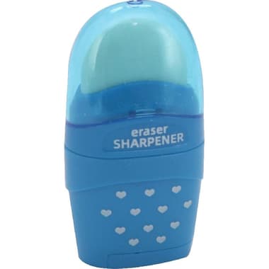 Roco Rubber Eraser
Doom with Transparent Eraser Cap and Sharpener, Blue