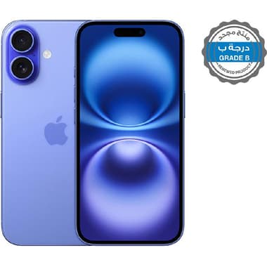 Renewed Grade B Apple iPhone 16
512 GB, Ultramarine, 5G