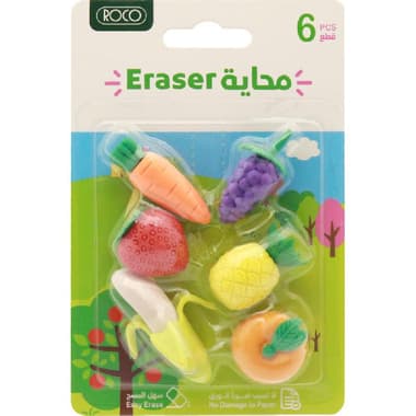 Roco Rubber Eraser
Fruits, Assorted Color