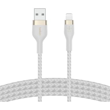 Belkin BoostCharge Pro Flex USB-A to Ligthning Standard Cable
1.00 m ( 3.28 ft ), White